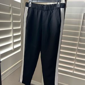 Banana Republic. XS. Track Slacks w/ Stripe.